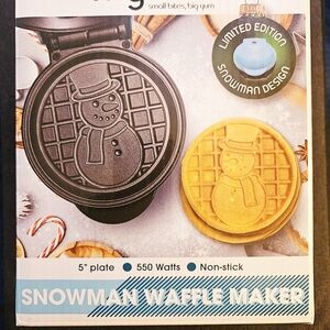MyMini Snowman Waffle Maker